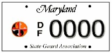 MDSGA / Defense Force License Plate Image